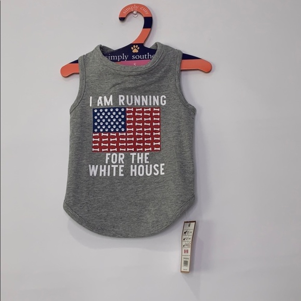 New simply southern puppies flag shirt